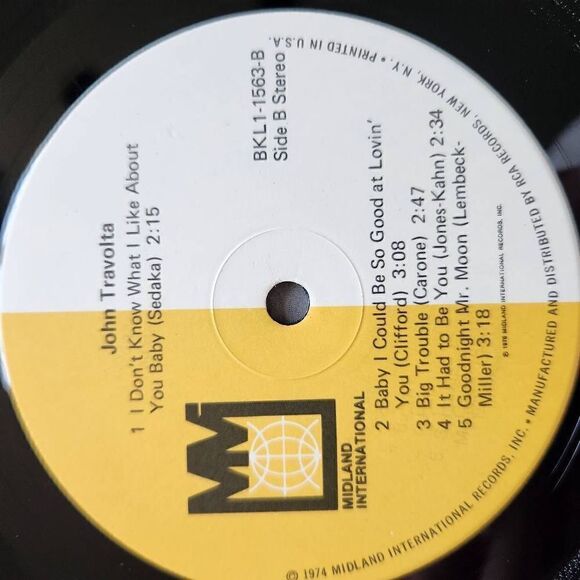 John Travolta 1976 music vinyl record vintage '70s pop - Picture 4 of 6